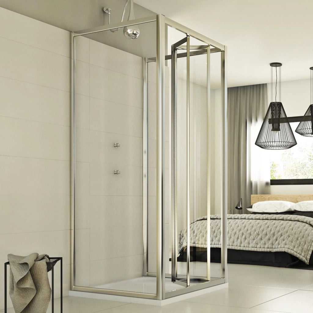 Box Doccia 3 lati 80x90x80 CM H198 trasparente mod. Urban Trio P