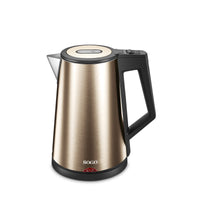 SOGO Bollitore Elettrico Senza Fili – 1.7L, Acciaio Inox, Funzione Mantieni Caldo, 1830W