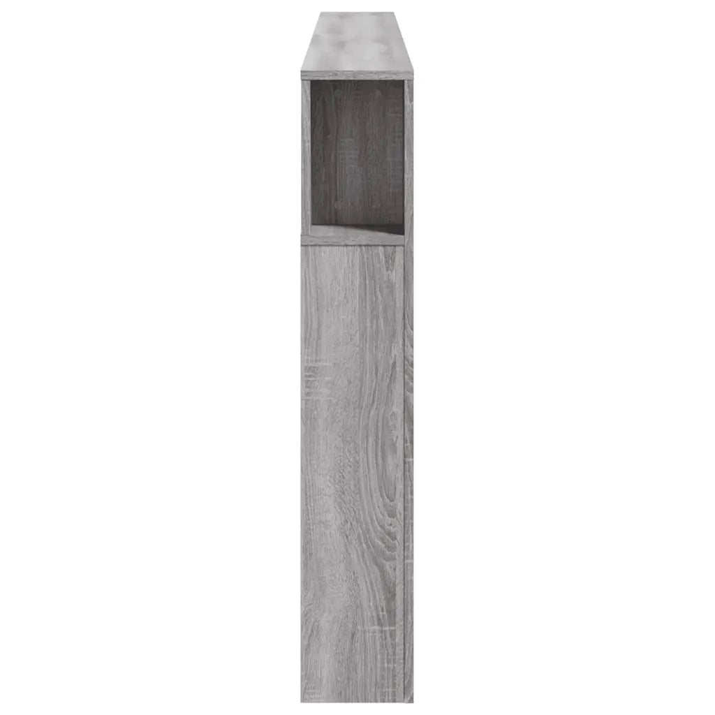 Testiera LED Grigio Sonoma 220x18,5x103,5 cm Legno Multistrato 837377