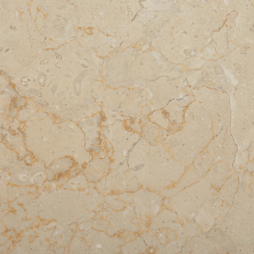Piano per Tavolo | Superficie Tavolo | Piano Scrivania Crema ?50x2,5 cm in Marmo