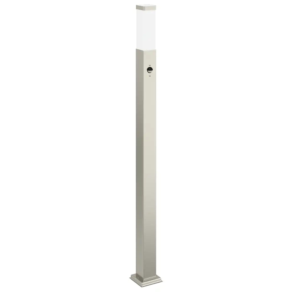 Lampioni a paletto con sensore 3 pz 110 cm Acciaio Inox IP44 4006058