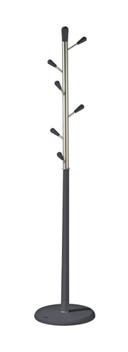 Attaccapanni Herdasa legno di faggio finitura grafite 190x37x37