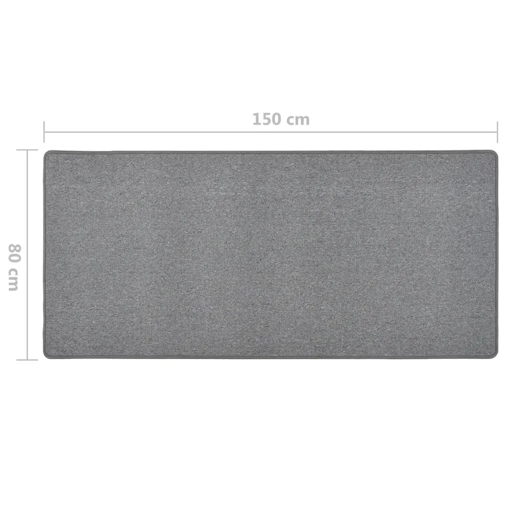 Tappeto del soggiorno | Tappeto Corsia Grigio Scuro 80x150 cm