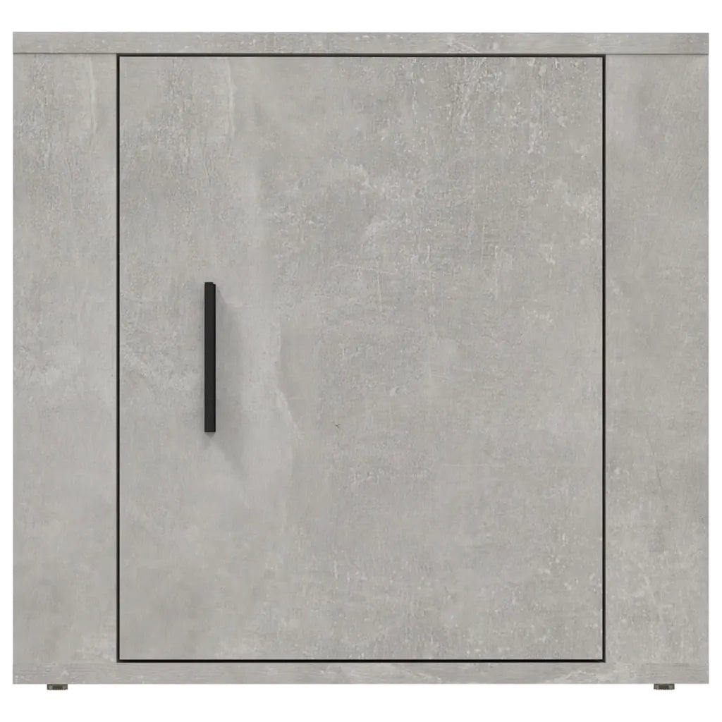 Comodini 2 pz Grigio Cemento 50x39x47 cm