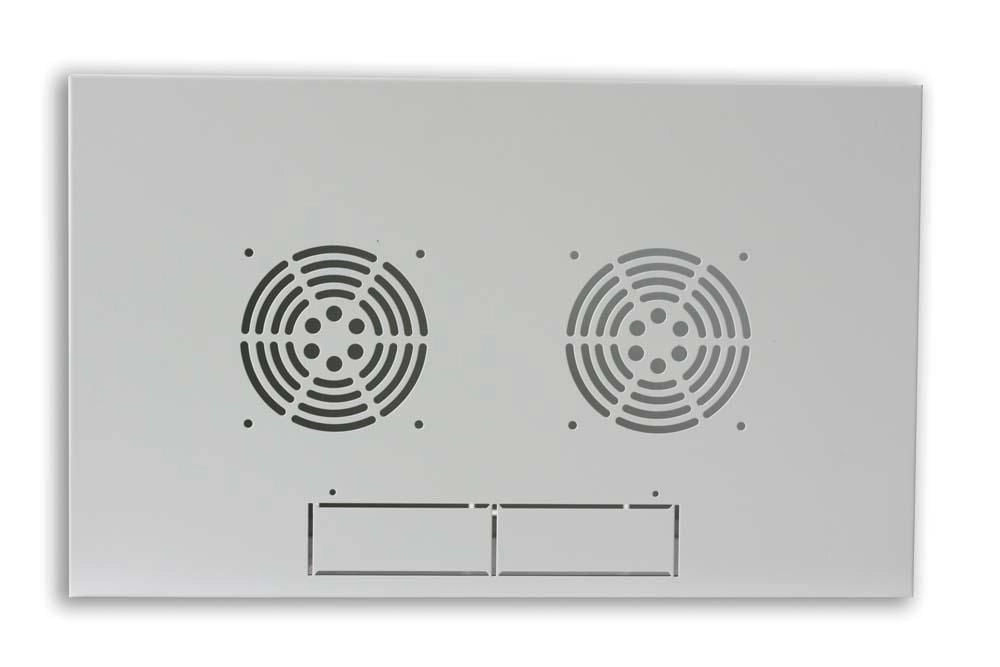 Armadio Rack 19'' a muro 10 unità prof. 400 Grigio Assemblato