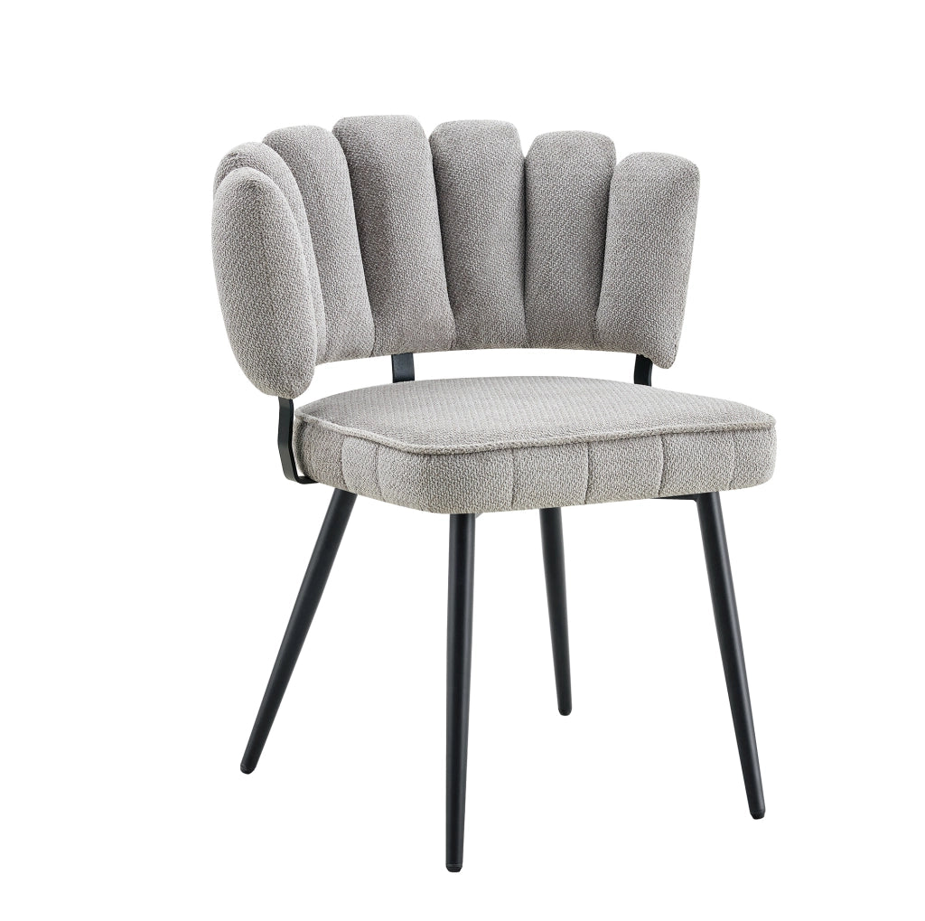 Set tavolo da pranzo con 2 sedie grigio chiaro