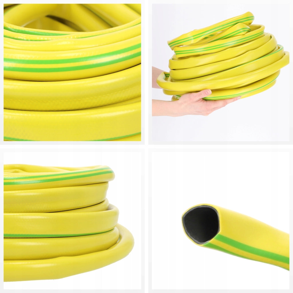 Tubo da giardino KADAX da 20 m, diametro 3/4 di pollice, per acqua, 3 strati di gomma resistente, PVC flessibile