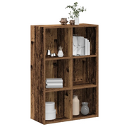 Libreria-Credenza-Armadietto Portaoggetti Legno Antico 66x30x98 cm Legno Multistrato