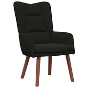 Poltrona | Sedia Relax Nero 63 x 67 x 94 cm Velluto