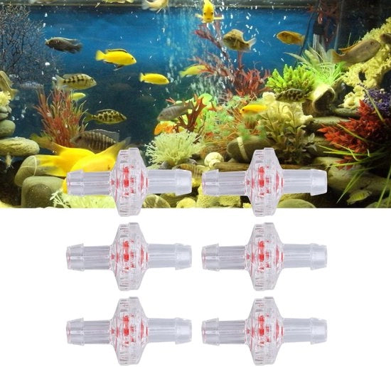 Terzaghi - Chiave di ritorno in plastica - Anti-ritorno - Materiale PP duraturo - 5mm trasparente - Installazione semplice - Adatto per pompe e lavelli - Codice prodotto: 123456
