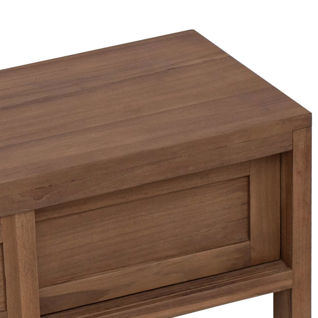 Mobile TV 110 x 30 x 30 cm Legno di teak solido Naturale 42026890