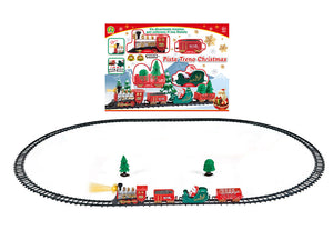 Trenino Natalizio Base per Albero di Natale con Suoni e Luci 400 cm