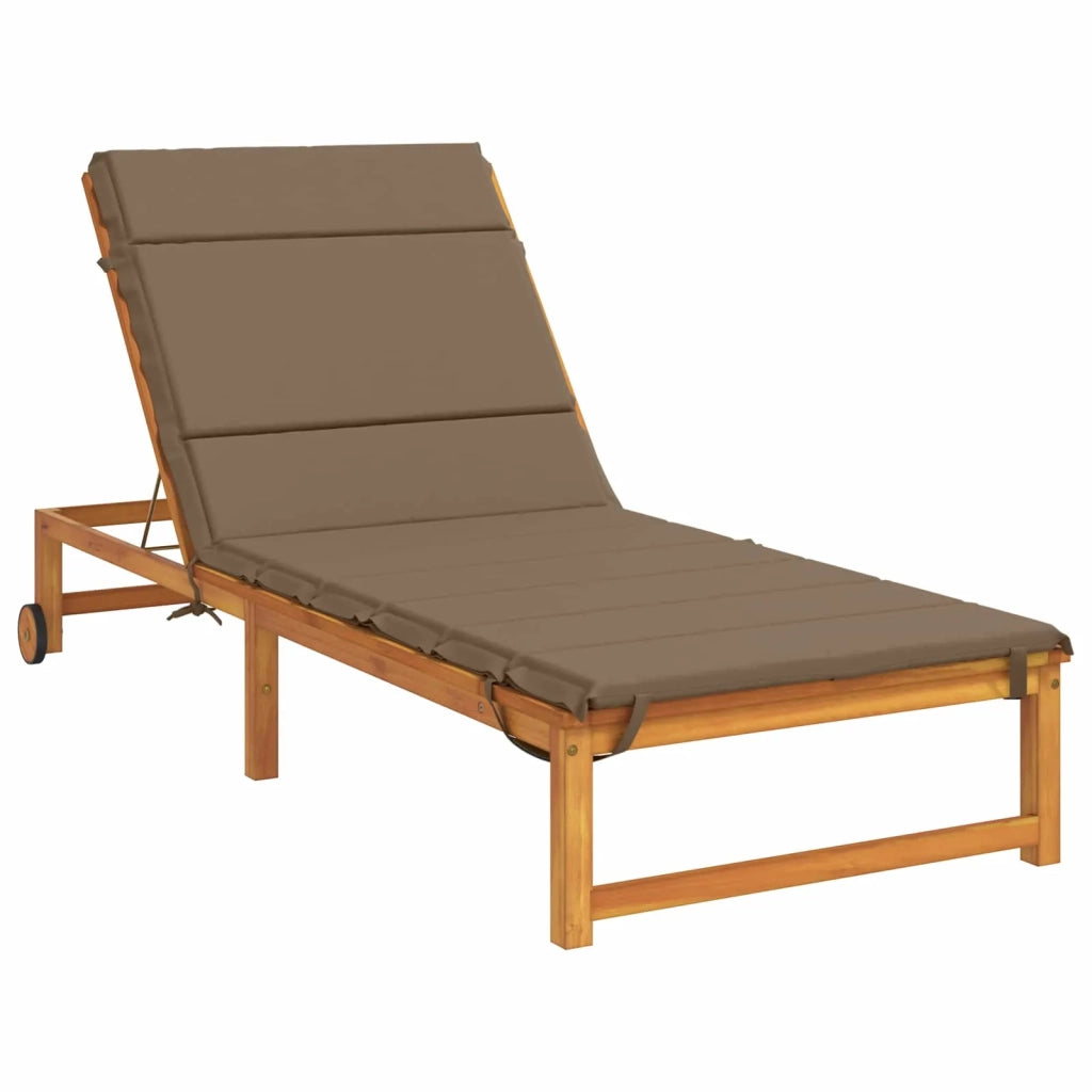 Cuscino per Lettino GEMERT 100% Poliestere Tortora 948589