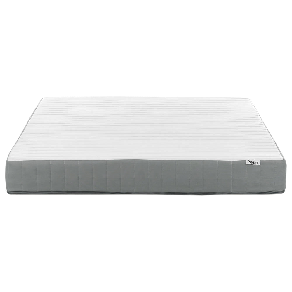 Materasso a molle insacchettate EU matrimoniale con maniglie imbottitura in memory foam rivestimento rimovibile 160 x 200 cm Rigido Design moderno trapuntato