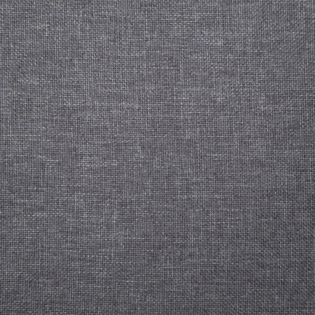 Panca/pouf/sgabello/panca mobile 139,5 cm grigio chiaro poliestere 3002101