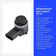 Sensore di parcheggio - Per Jaguar XF XJ e Rover Freelander 2 - Ricambio - Nero - Alta precisione di misurazione - Fino a 5 piedi di rilevamento
