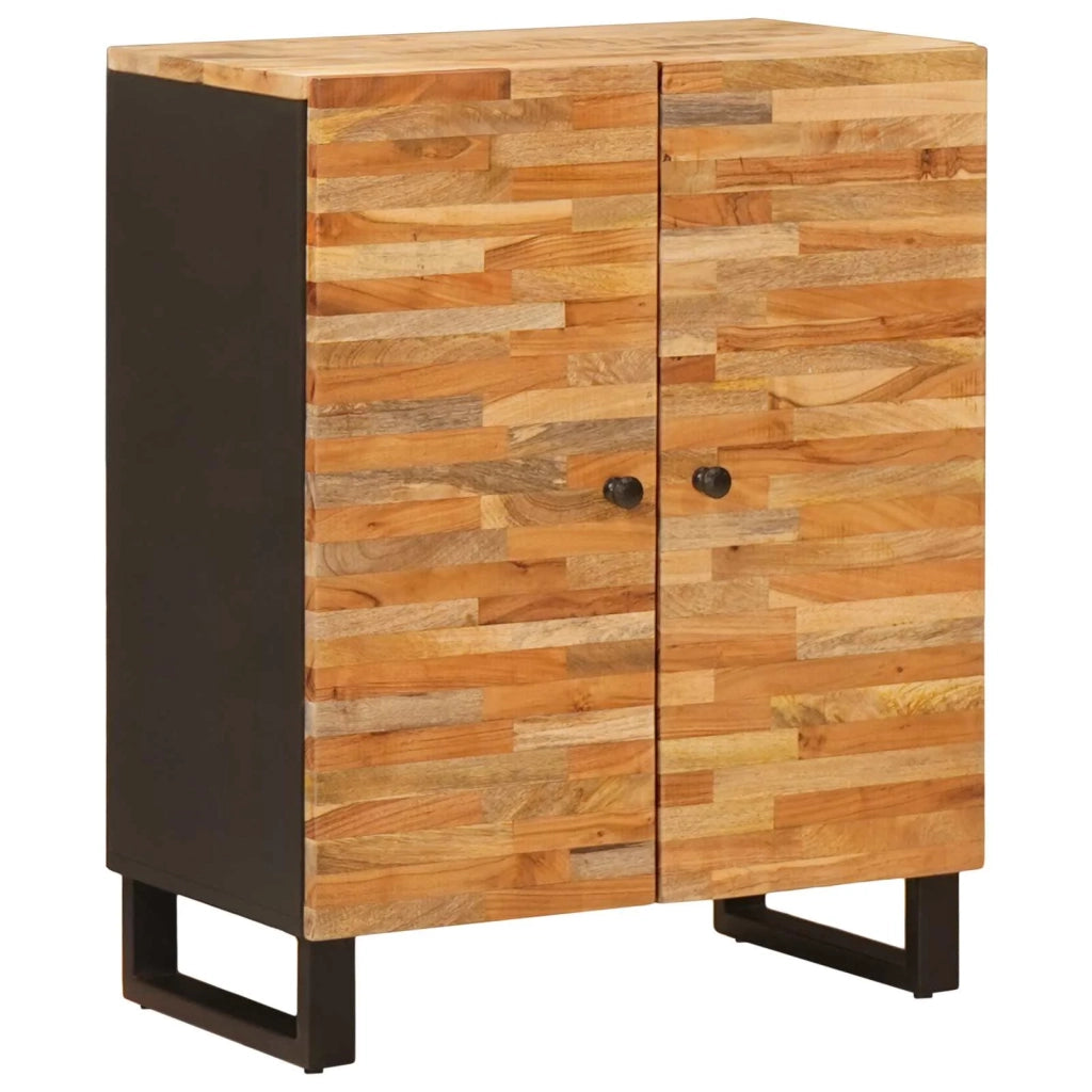 Credenza 3 pcs Marrone 60 x 33 x 75 cm Legno di mango massello