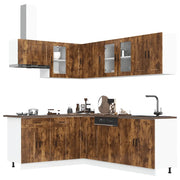 Set Mobili da Cucina 11 pz Porto Rovere Fumo in Truciolato 3314906
