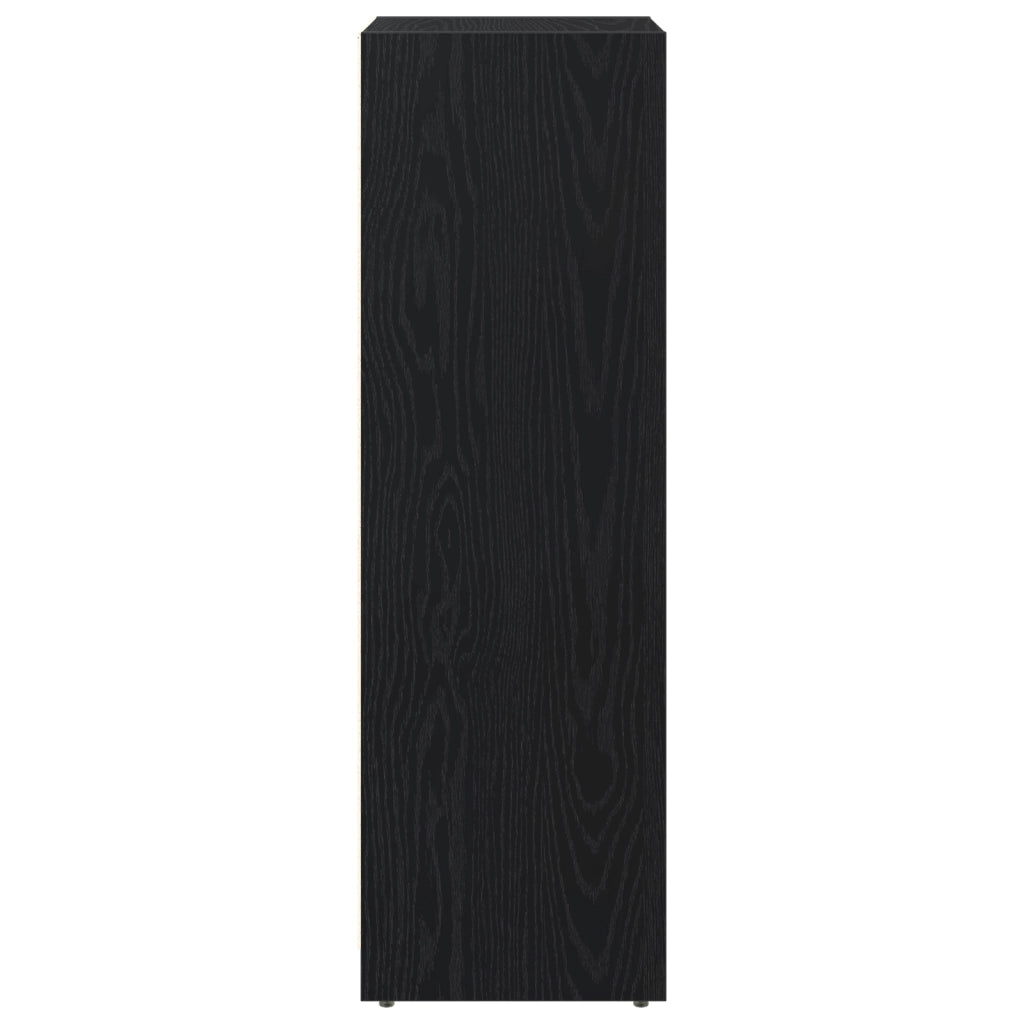 Mobile bagno  Nero Rovere 30x30x95 cm in legno ingegnerizzato