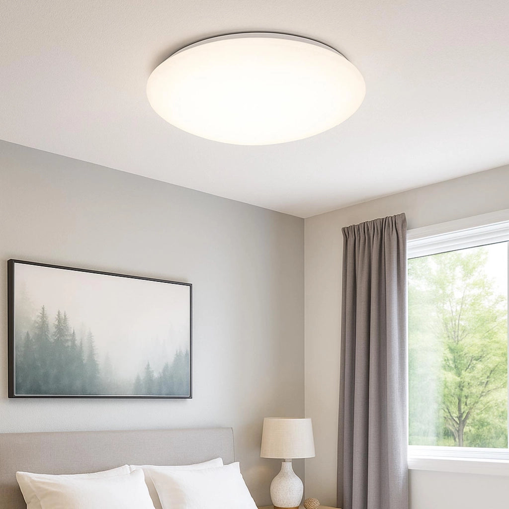Plafoniera moderna LED CCT 18W da 3000K a 6500K lampada da soffitto parete luce camera da letto cucina ufficio 1620 lumen