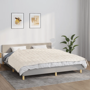 Coperta Ponderata Crema Chiaro 155x220 cm 11 kg Tessuto cod mxl 76961