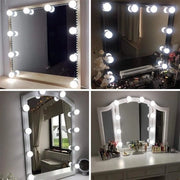 Specchi da trucco a LED 10 pezzi regolabili 6000K luce per trucco tavolo da trucco lampada da specchio per bagno