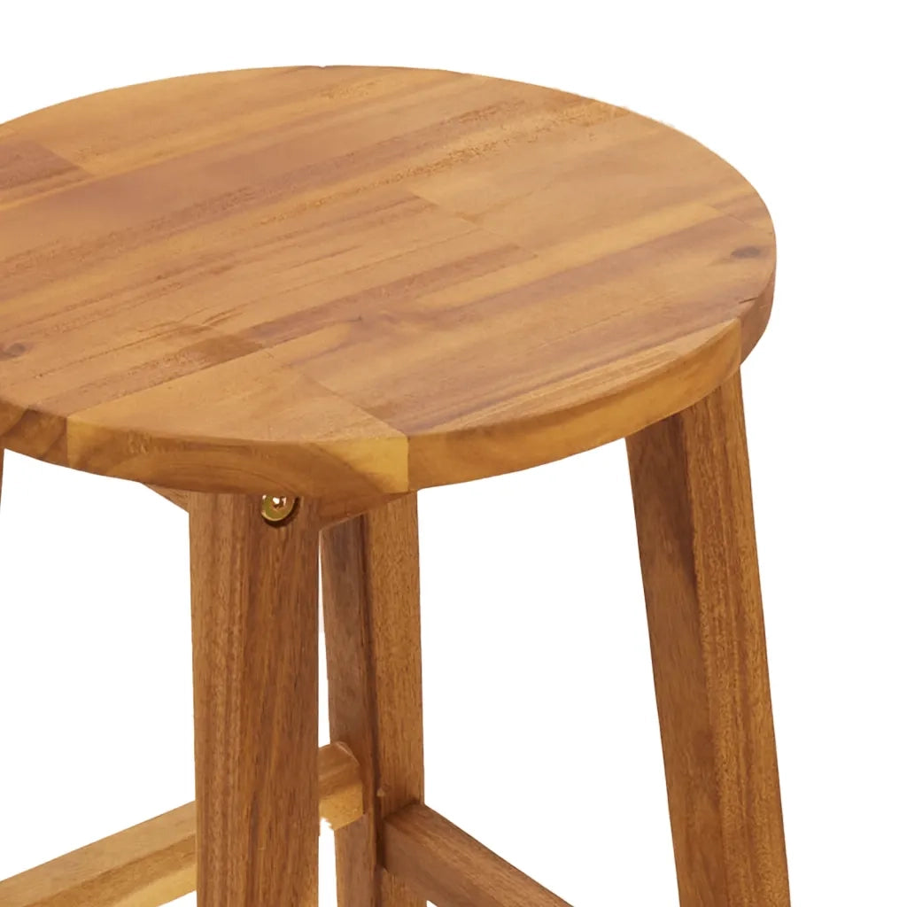 Set da Bar 3 pz | Set Salotto da Giardino in Legno Massello di Acacia