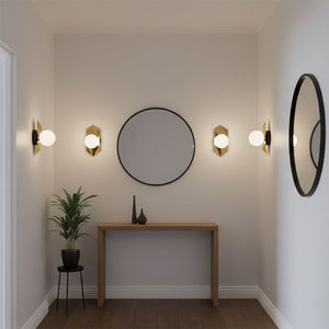 Lampada Da Parete App1411-w Black Gold