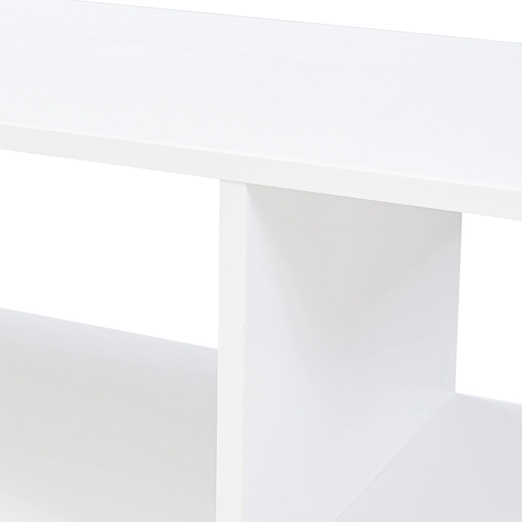Mobile Porta TV Anän Scaffale Espositore 100 x 30 x 42 cm - Bianco [en.casa]
