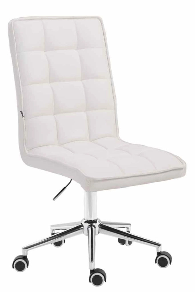Sedia ufficio PEKING V2 in similpelle bianco