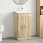 Mobile da bagno con lavabo Rovere Sonoma 42 x 40 x 84,5 cm 890674