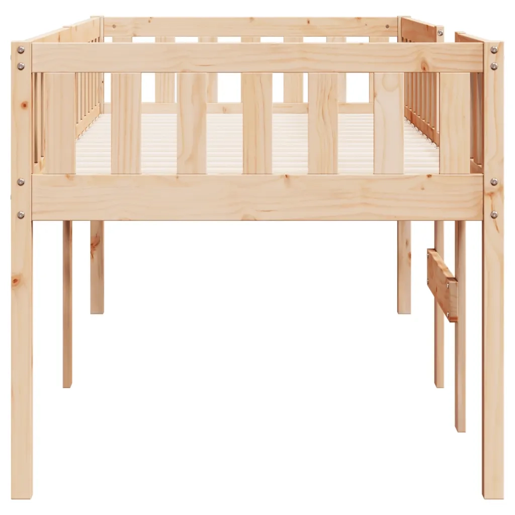 Letto per Bambini senza Materasso 80x200 cm Legno Massello Pino