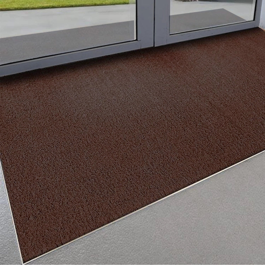 Zerbino Cocco Naturale Colorato Antiscivolo Su Misura Tappeto Ingresso Entrata 50x100 cm Marrone