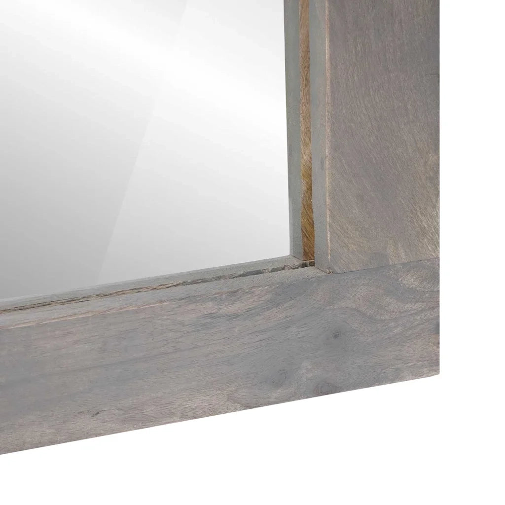 Set di Armadi da Bagno 2 pcs Grigio Legno di mango massello 3310153