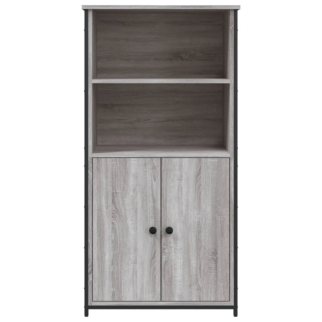 Credenza-Buffet-Armadio da cucina Grigio Sonoma 62x36x121,5 cm in Legno Multistrato
