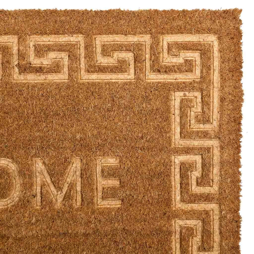 Zerbino in fibra pressata marrone 45x75
