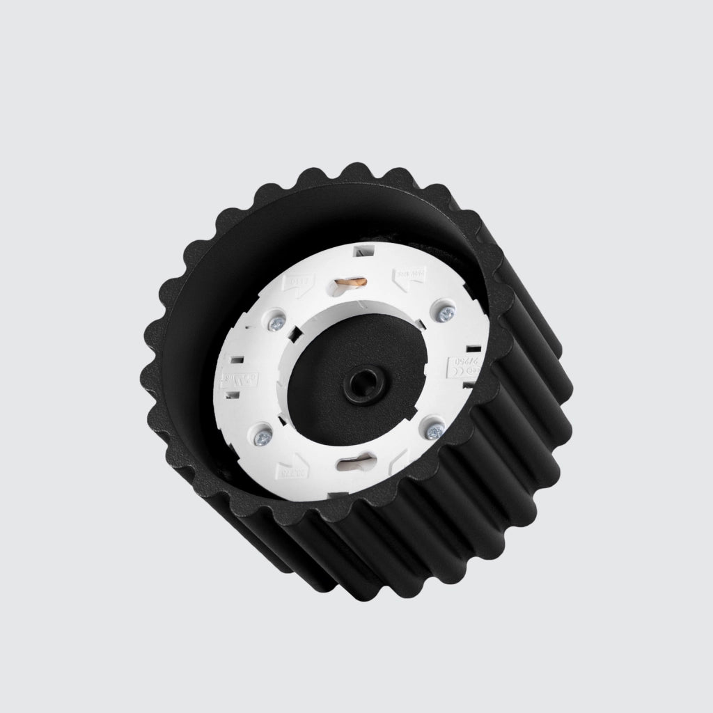 Spot soffitto moderno nero tondo 6cm GX53 10W VISTAO