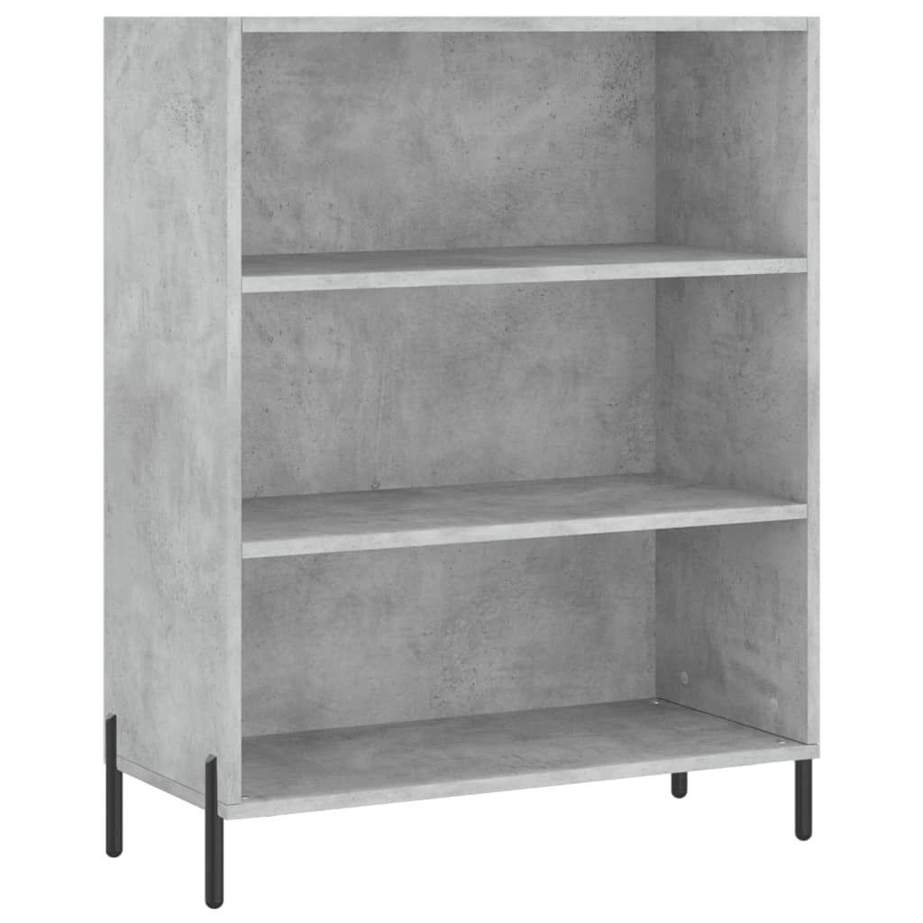Buffet credenza cassettiera armadio mobile contenitore organizer per cucina soggiorno salotto 69,5 x 32,5 x 180 cm legno ingegnerizzato grigio 02_0031999