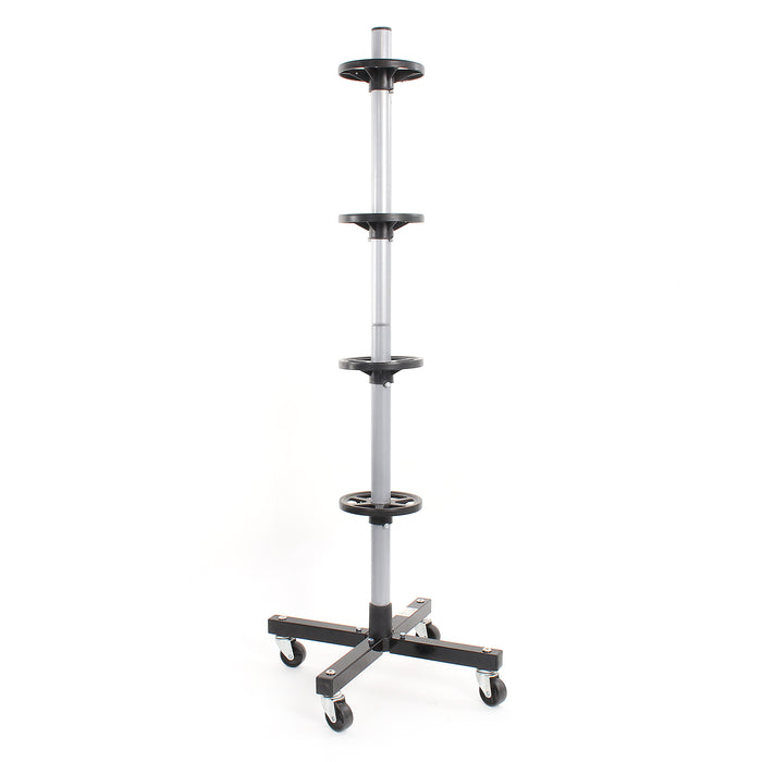 Carrello porta gomme con cerchi max 100 kg 225 mm Supporto per 4 pneumatici