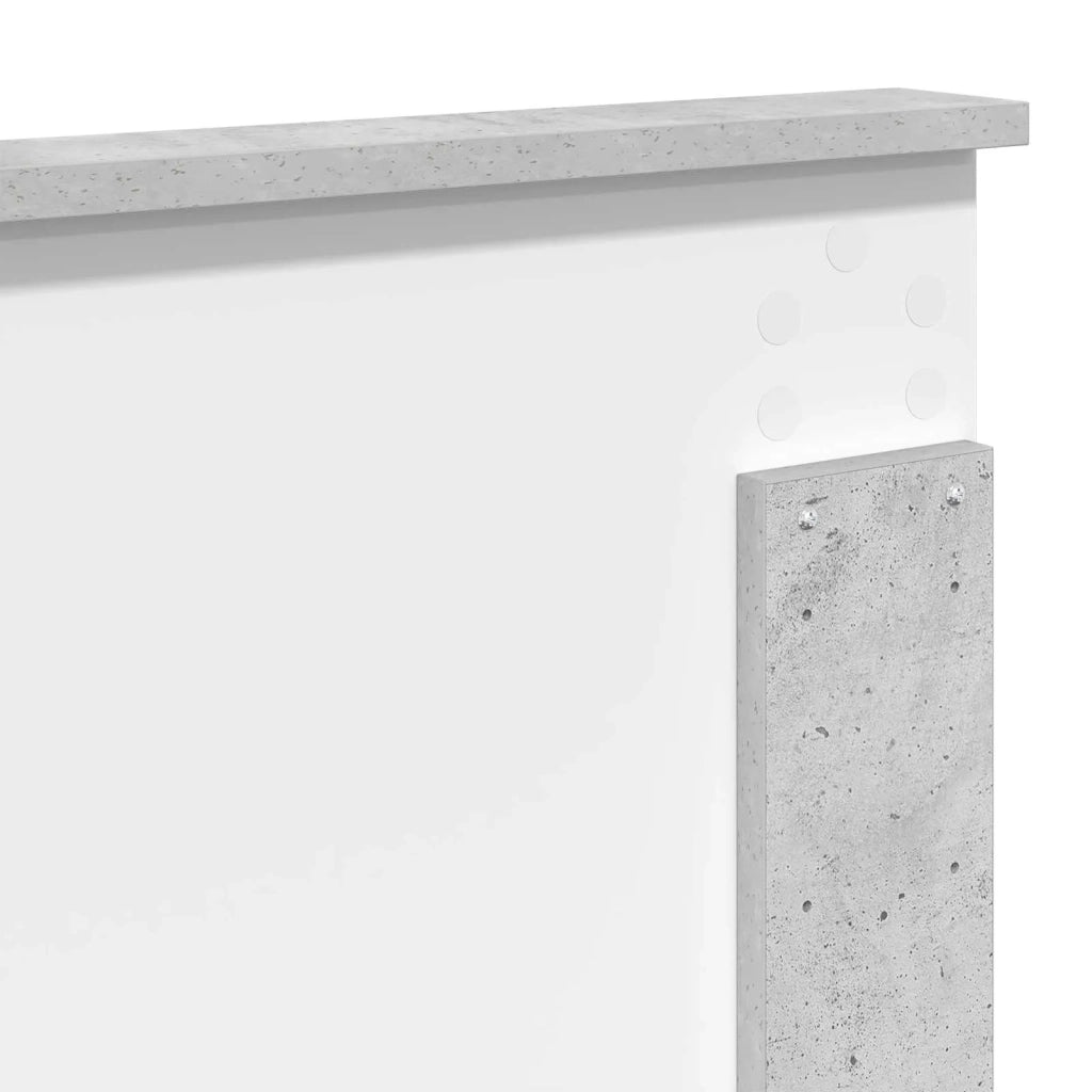 Testiera Grigio Cemento 100 cm Legno ingegnerizzato 887630