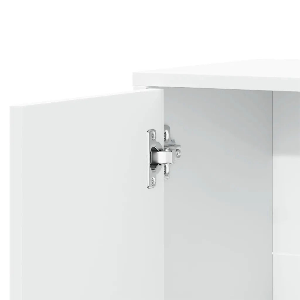 Credenza Bianco 60x31x70 cm in Legno Multistrato