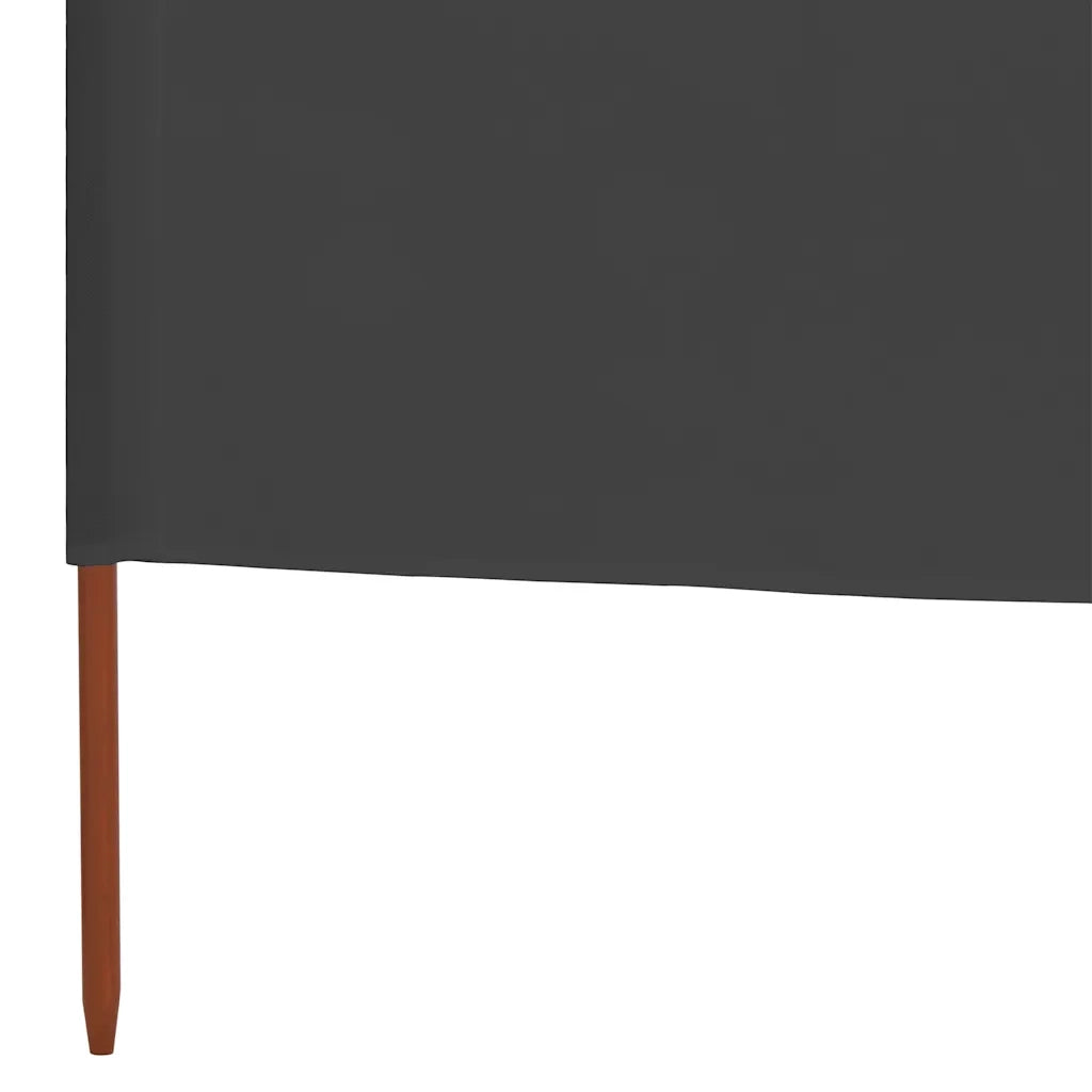 Paravento a 5 Pannelli in Tessuto 600x120 cm Antracite CFW2892307