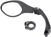 Specchio per bicicletta 360° regolabile - Montaggio al manubrio - Specchio in acciaio inossidabile - Infrangibile - Sicurezza - Strisce riflettenti
