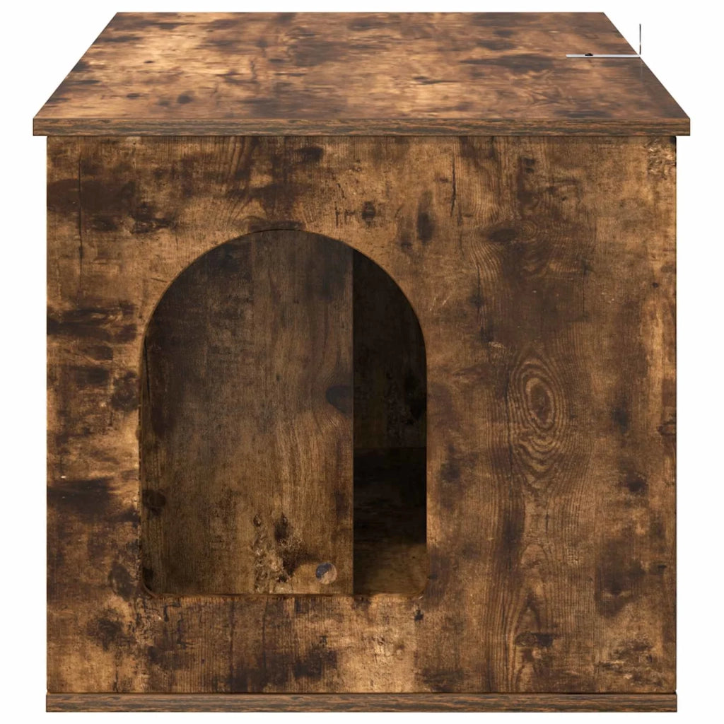 Casa per Gatti Rovere fumé 85 x 55 x 50 cm Legno multistrato