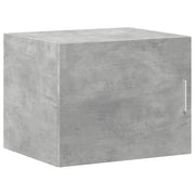 Mobile contenitore a parete pratico e salvaspazio design flessibile 50 x 42,5 x 40 cm legno grigio cemento 02_0049495