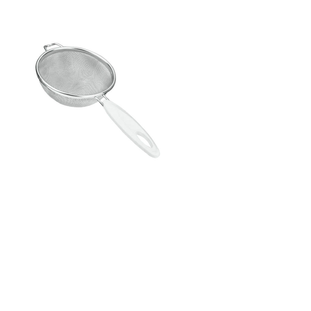 Colino Inox Manico Plastica Rete Fine Cm 10 Moon Set 5 Pezzi - Metaltex