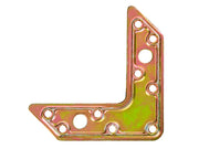 PIASTRA DI GIUNZIONE AD ANGOLO PESANTE ART.752- - mm.120x83x30 - spessore mm.2,2 - 10 pezzi ALDEGHI