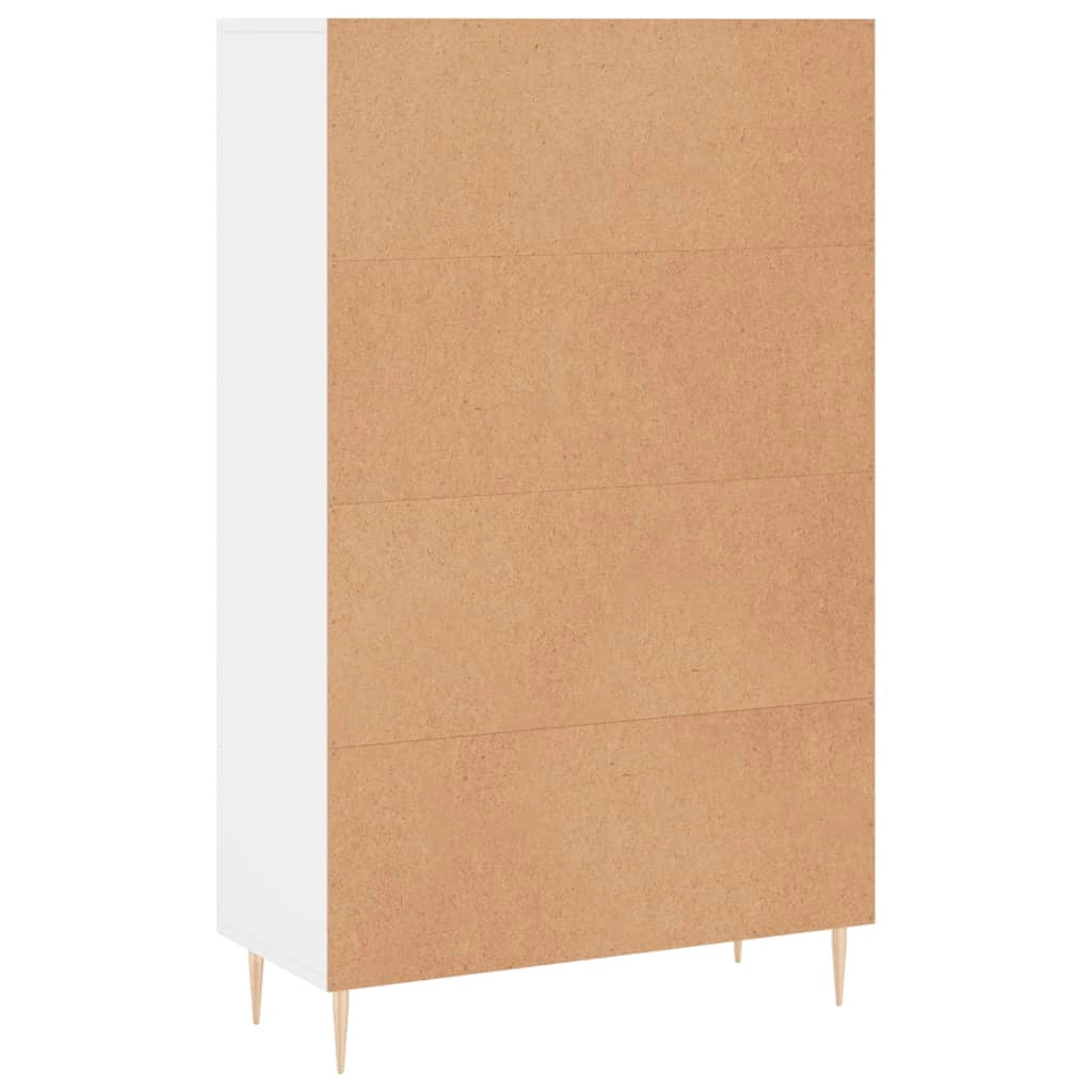 Buffet credenza cassettiera mobiletto mobile contenitore organizer cucina soggiorno salotto alto 69,5 x 31 x 115 cm legno ingegnerizzato bianco 02_0032503