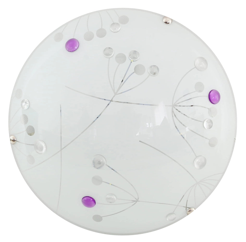Plafoniera Candellux Floral LED 10W 30cm 6500K bianca