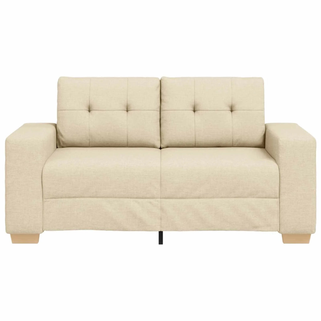 | Divano a due posti | con cuscino Crema Tessuto 4105075